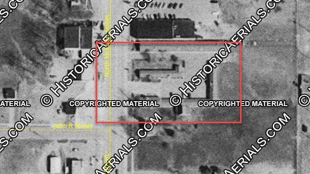 Bushs Motel - 1968 Aerial Photo (newer photo)